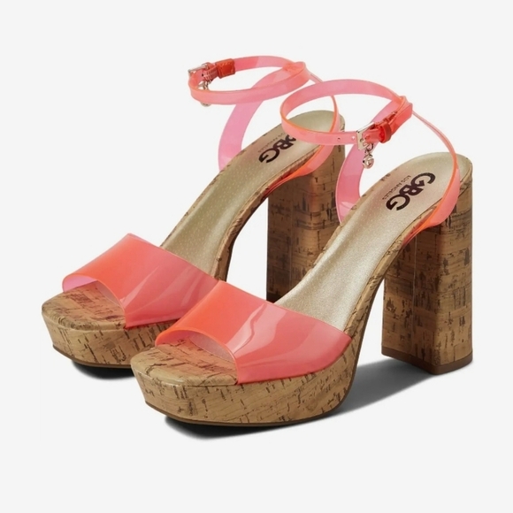 G By Guess Queen Platform Sandal SZ 9.5 - Picture 1 of 8